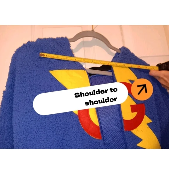 Spirit Halloween Super Grover Costume With Removable Cape, Unisex: Large-Xlarge - Picture 6 of 16